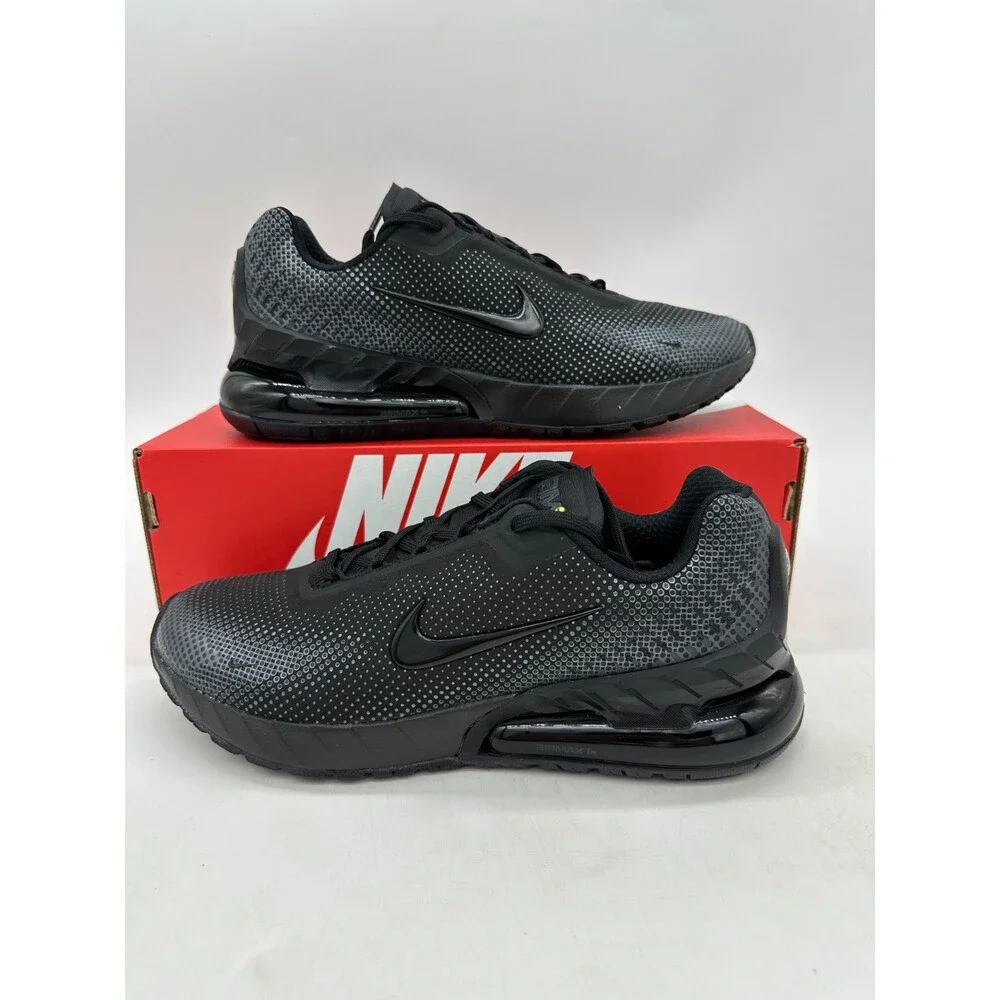 Nike Air Max Phoenix Men's Size 8 Triple Black Running Athletic Shoes FZ5307 004